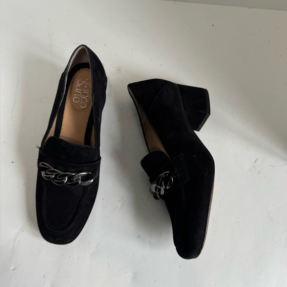 Franco Sarto LAVAL Black Suede Pump. Size 6.5 - Picture 4 of 12